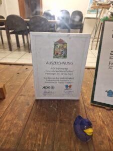 Förderpreis „Gesunde Nachbarschaften“ für die FFF.